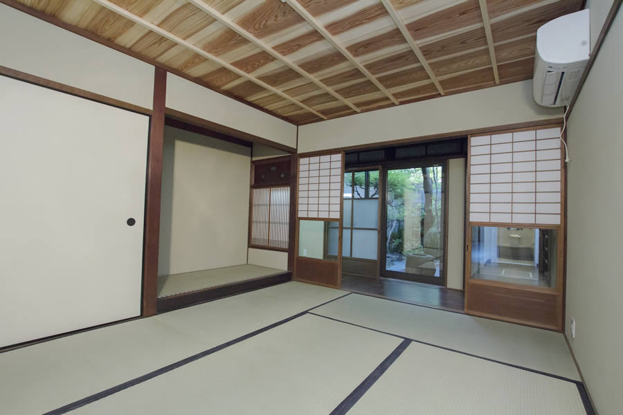 京町家 伝統工法の再生リノベーション 和室